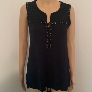 Lace Up Sleeveless top
